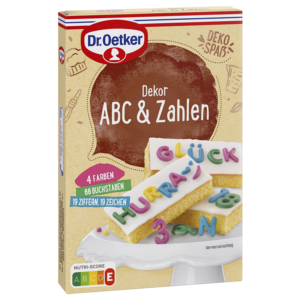 Dr.Oetker Dekor ABC & Zahlen 58g