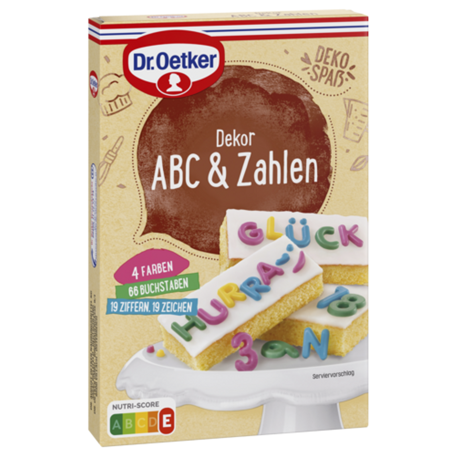 Dr.Oetker Dekor ABC & Zahlen 58g