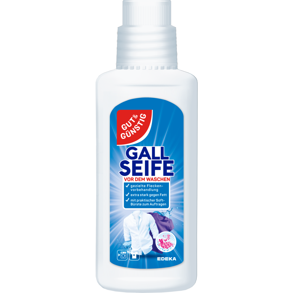 GUT&GÜNSTIG Gallseife mit Bürste 250ml
