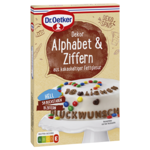 Dr.Oetker Dekor Alphabet&Ziffern 58g
