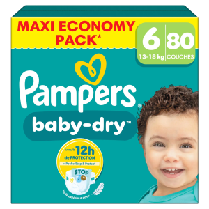 Pampers Baby Dry Windeln Extra Large Maxi Pack 13-18kg Gr.6 80ST
