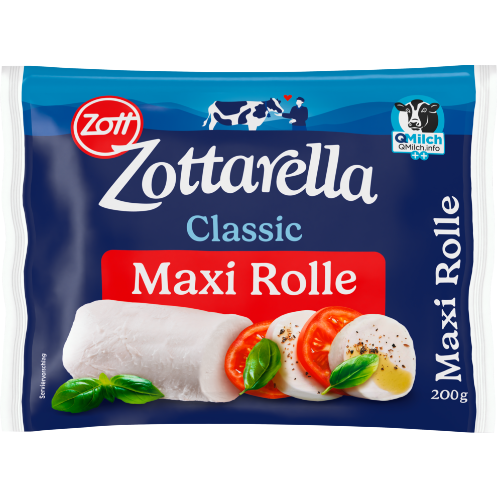 Zottarella Рулон классический 45% полножирный 330g