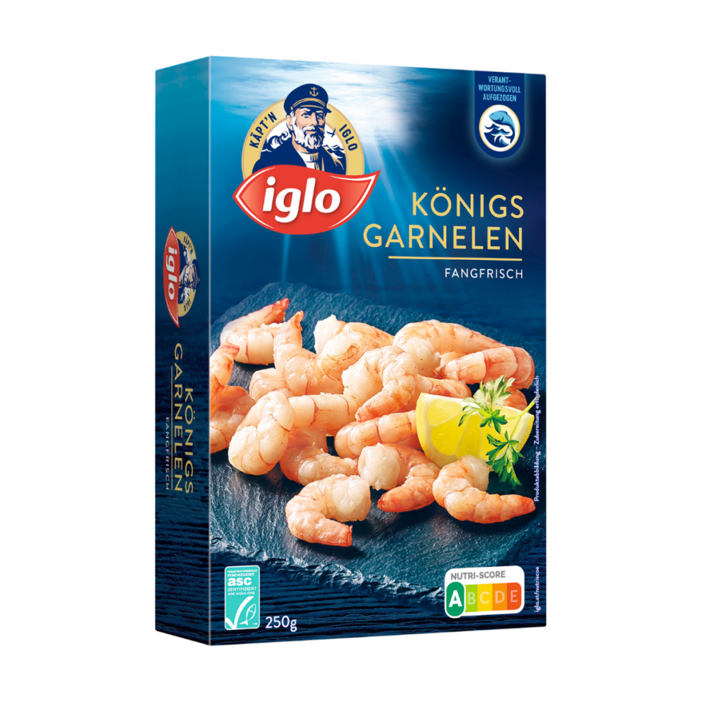 ASC Iglo Königsgarnelen 250g