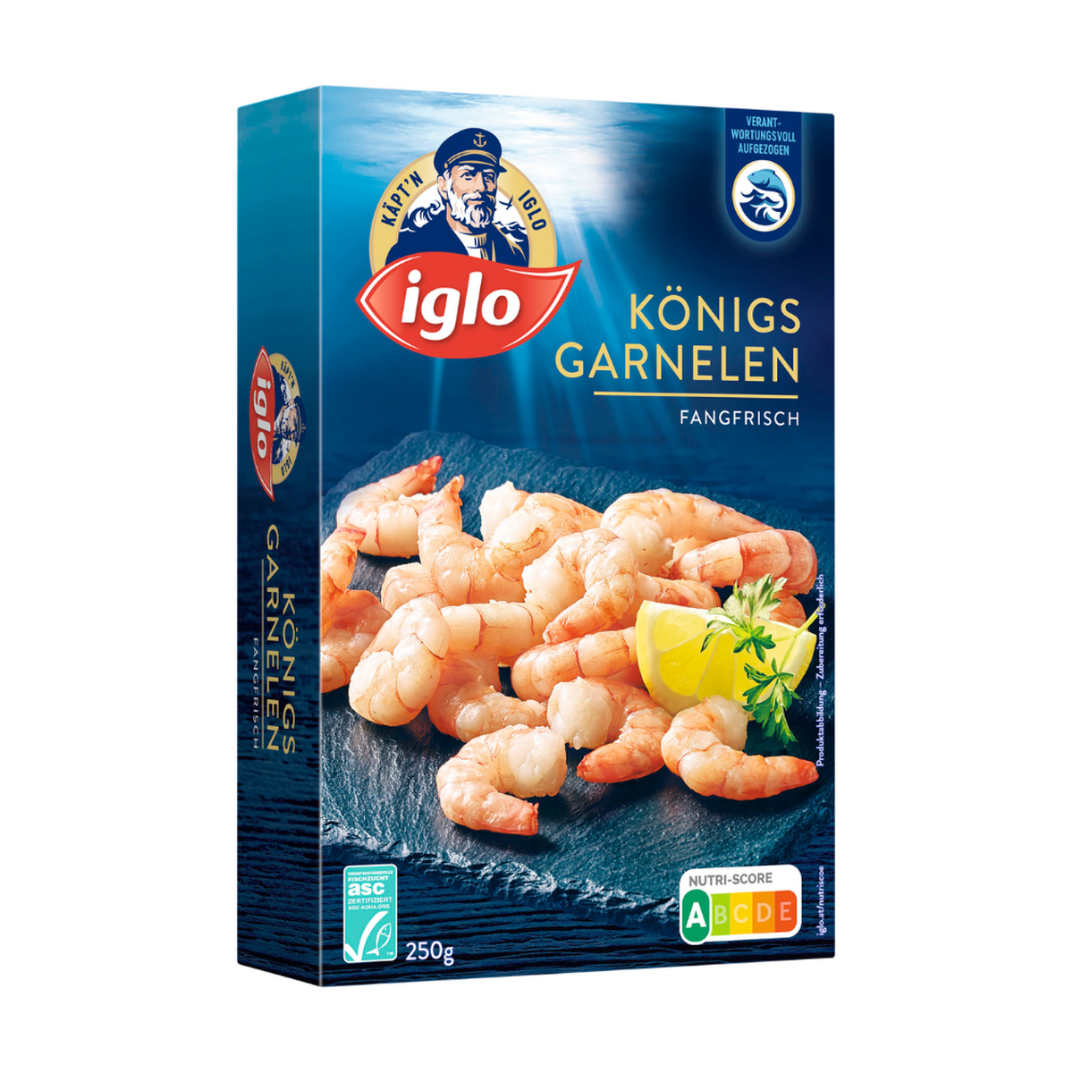 ASC Iglo Königsgarnelen 250g