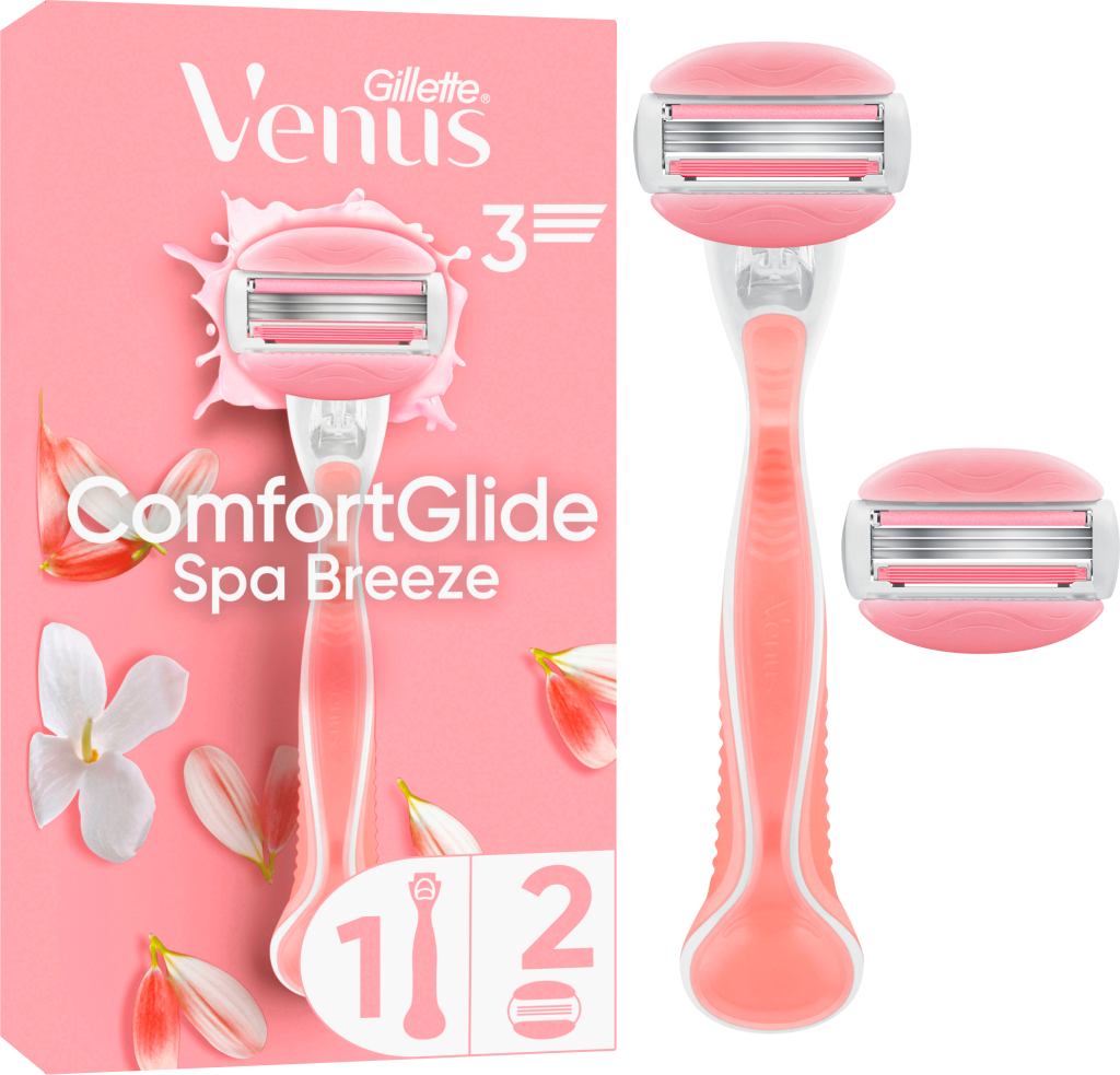 Venus Rasierer Comfortglide Spa Breeze mit 2 Klingen