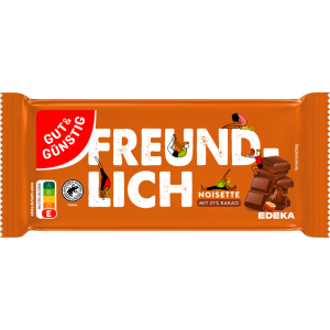 GUT&GÜNSTIG Tafelschokolade Noisette 100g