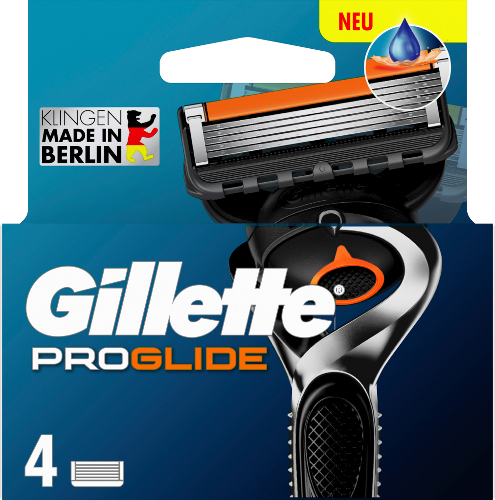 Gillette Klingen Proglide System 4ST