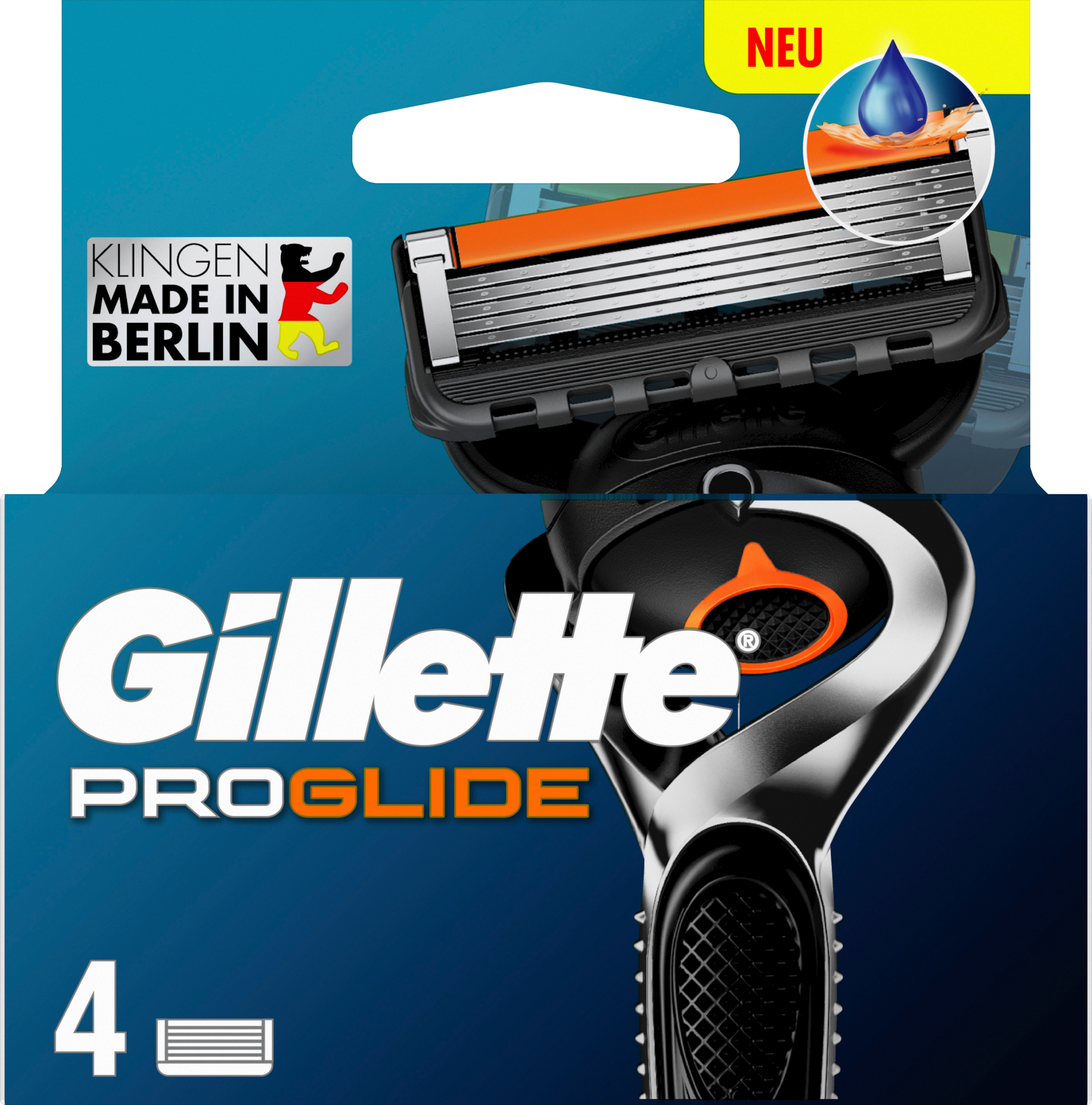 Gillette Klingen Proglide System 4ST