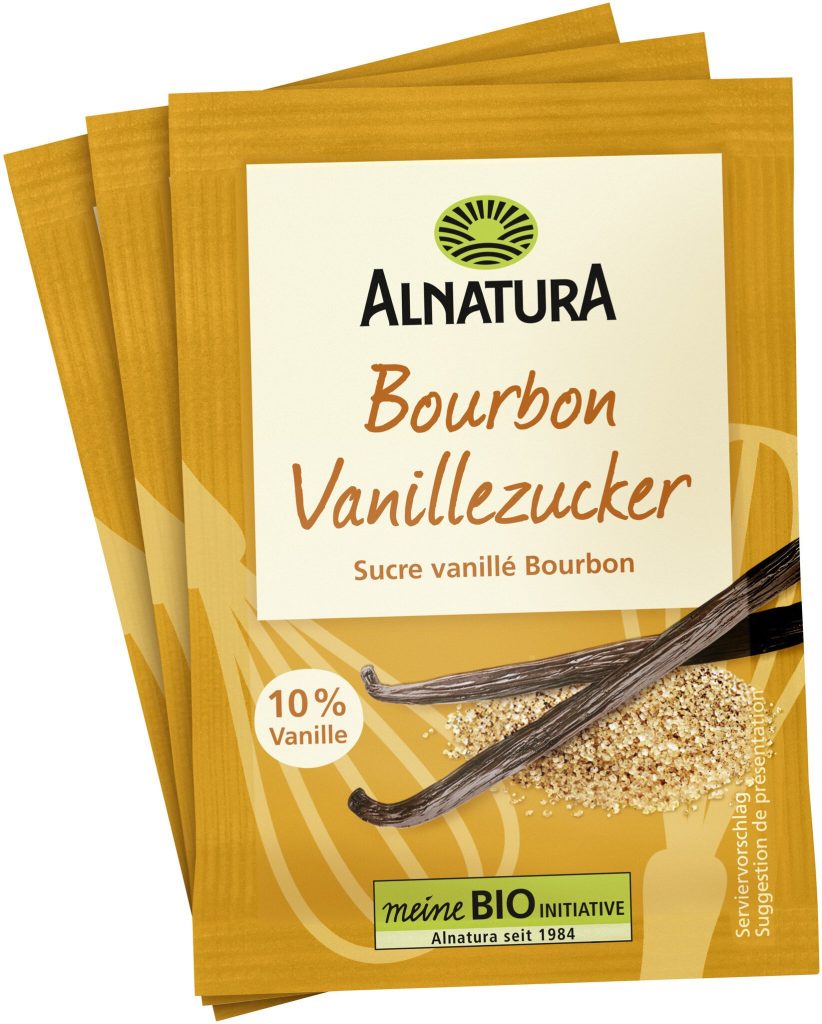 Bio Alnatura Bourbon Vanillezucker 3ST 24g