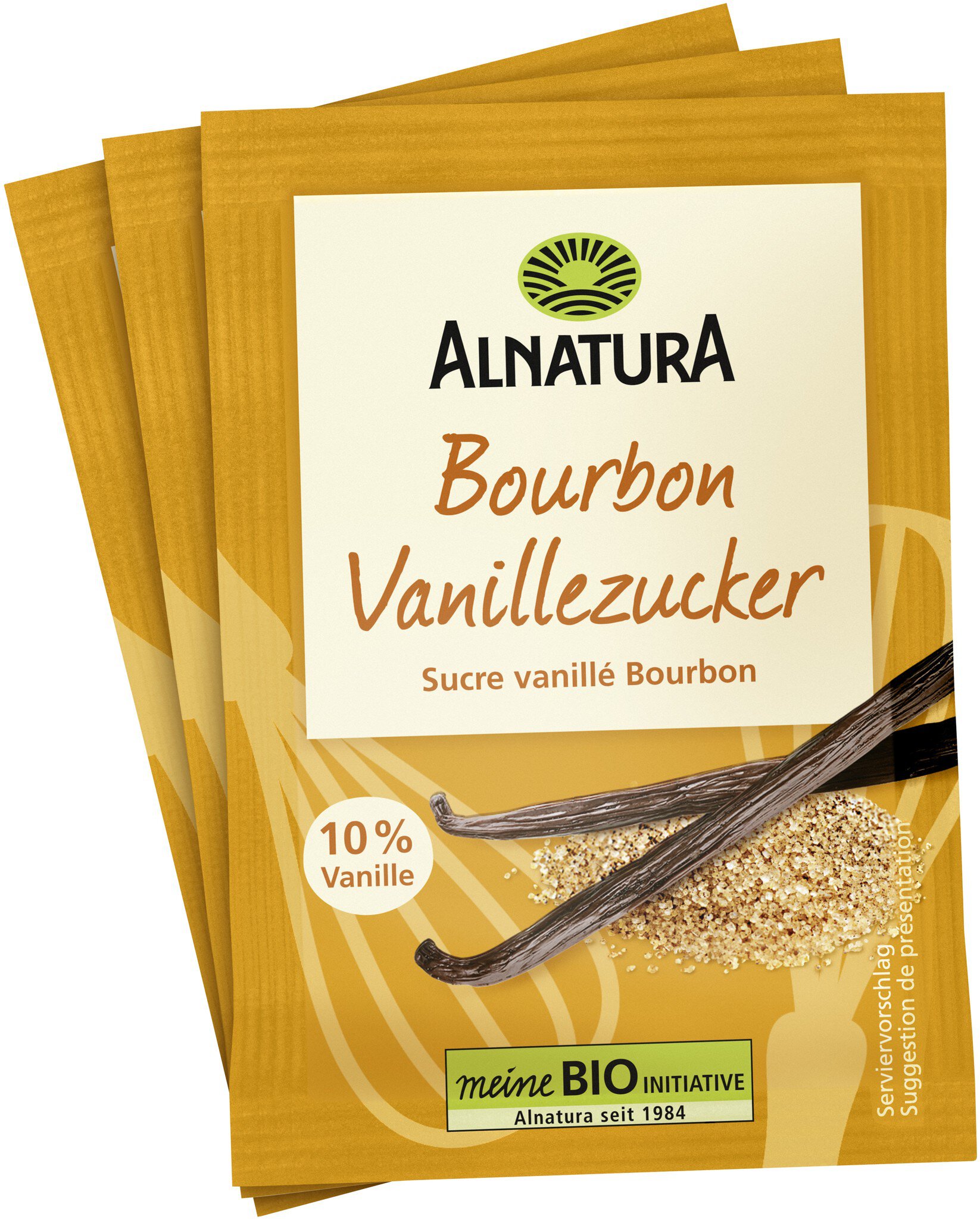 Bio Alnatura Bourbon Vanillezucker 3ST 24g