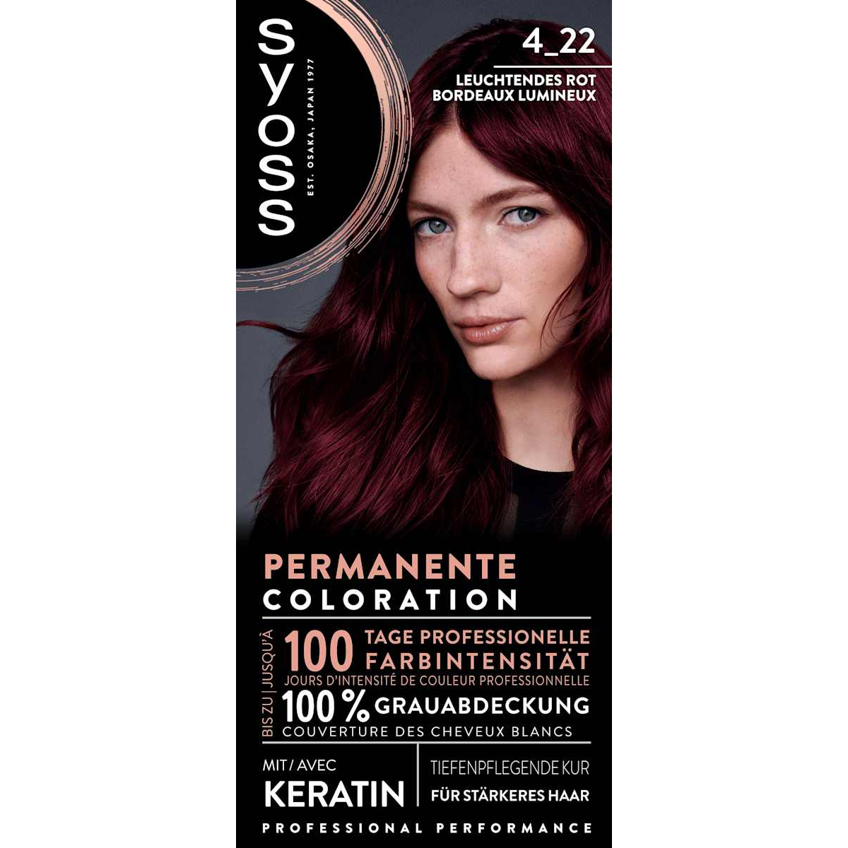 Syoss Coloration Leuchtendes Rot 4-22