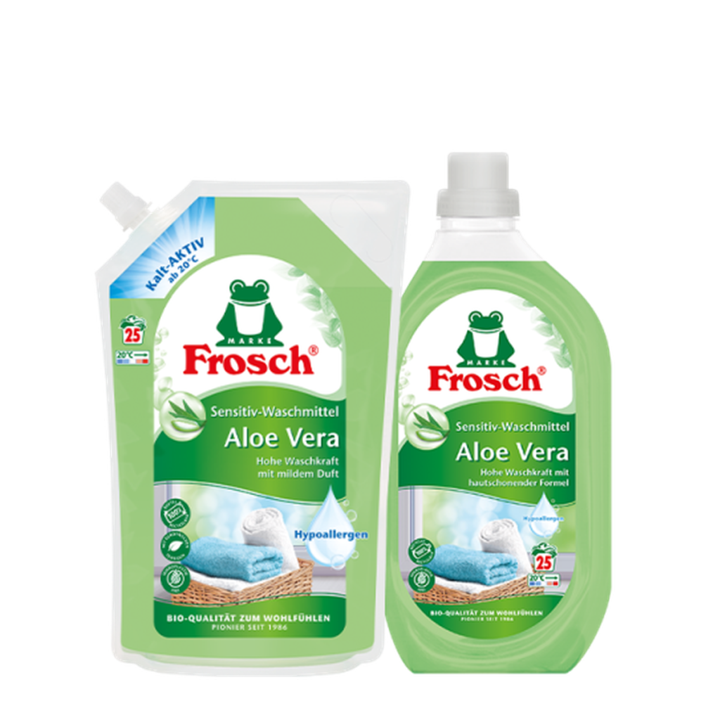 Frosch Waschmittel Sensitiv Aloe Vera 25WL 1,5l