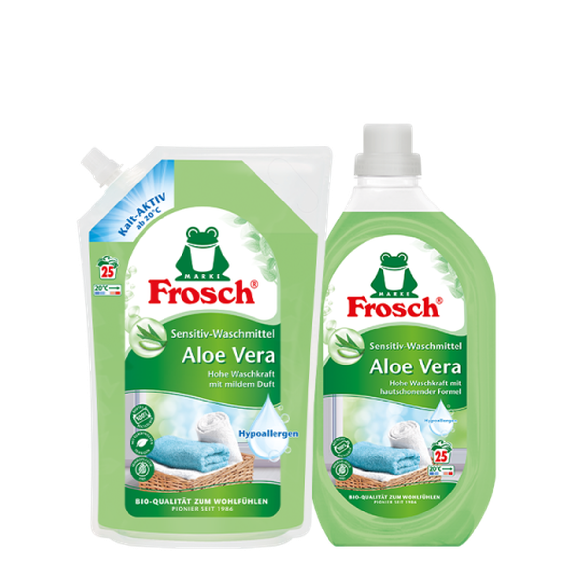 Frosch Waschmittel Sensitiv Aloe Vera 25WL 1,5l