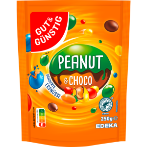 GUT&GÜNSTIG bunte dragierte Erdnüsse 250g