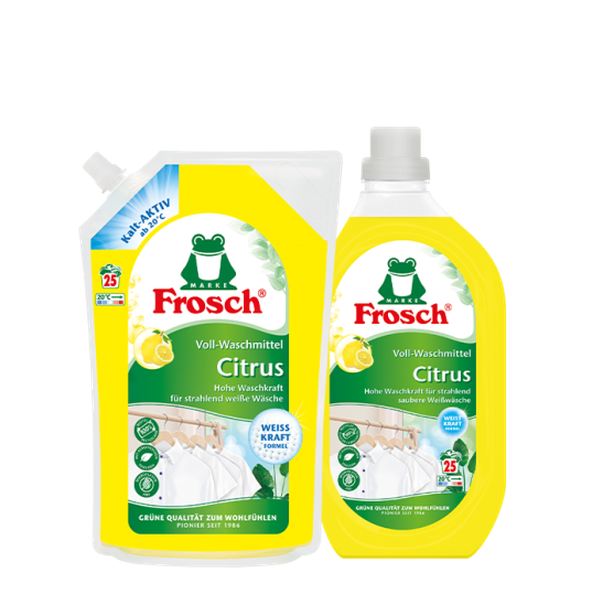 Frosch Универсальный стиральный порошок цитрус 25WL 1,5l