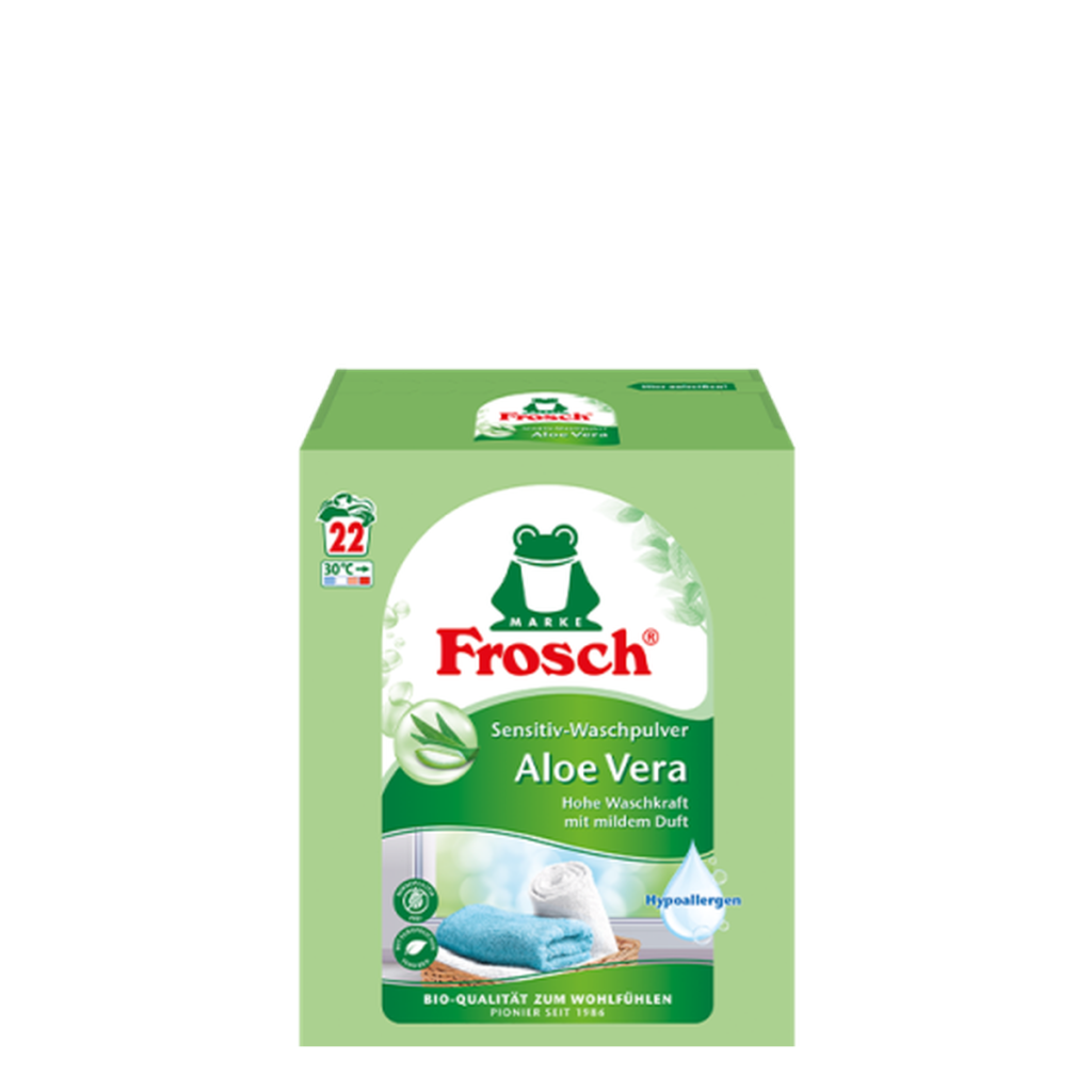 Frosch Waschpulver Sensitiv Aloe Vera 22WL 1,45kg