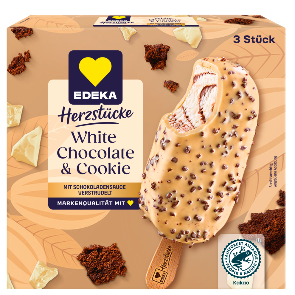 EDEKA Herzstücke белый чок печенье 3x90ml
