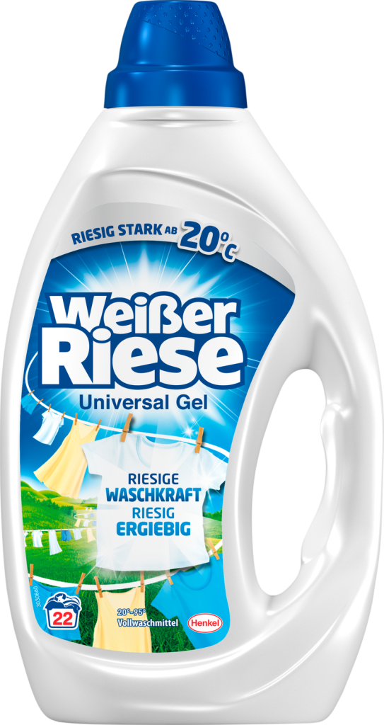 Weisser Riese Universalwaschmittel Gel 22WL 990ml