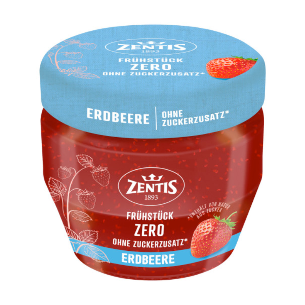 Zentis Frühstück Zero Erdbeere 210g