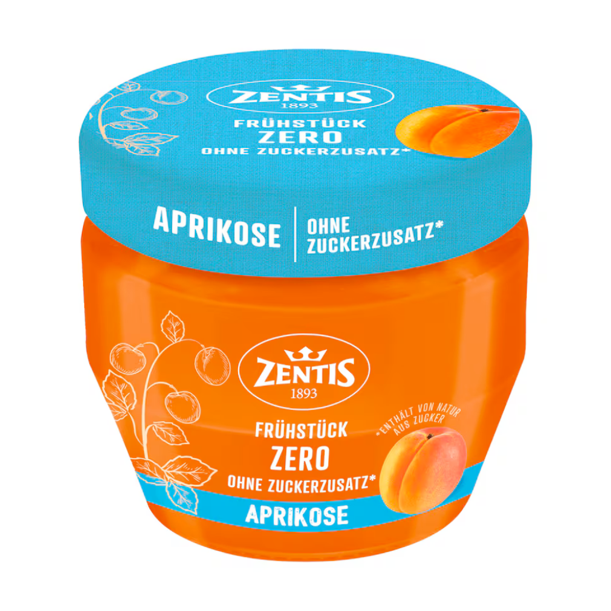 Zentis Frühstück Zero Aprikose 210g
