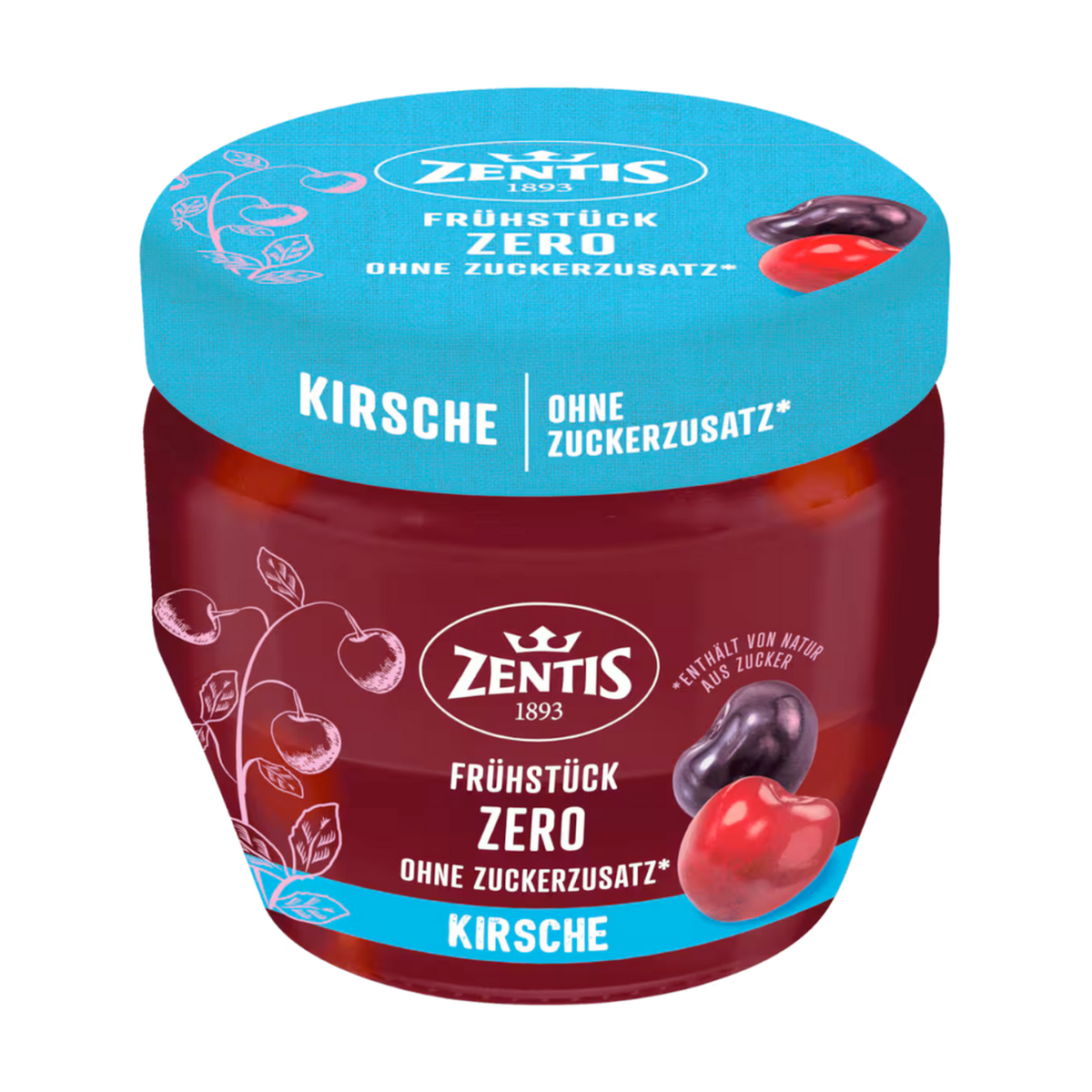 Zentis Frühstück Zero Kirsche 210g