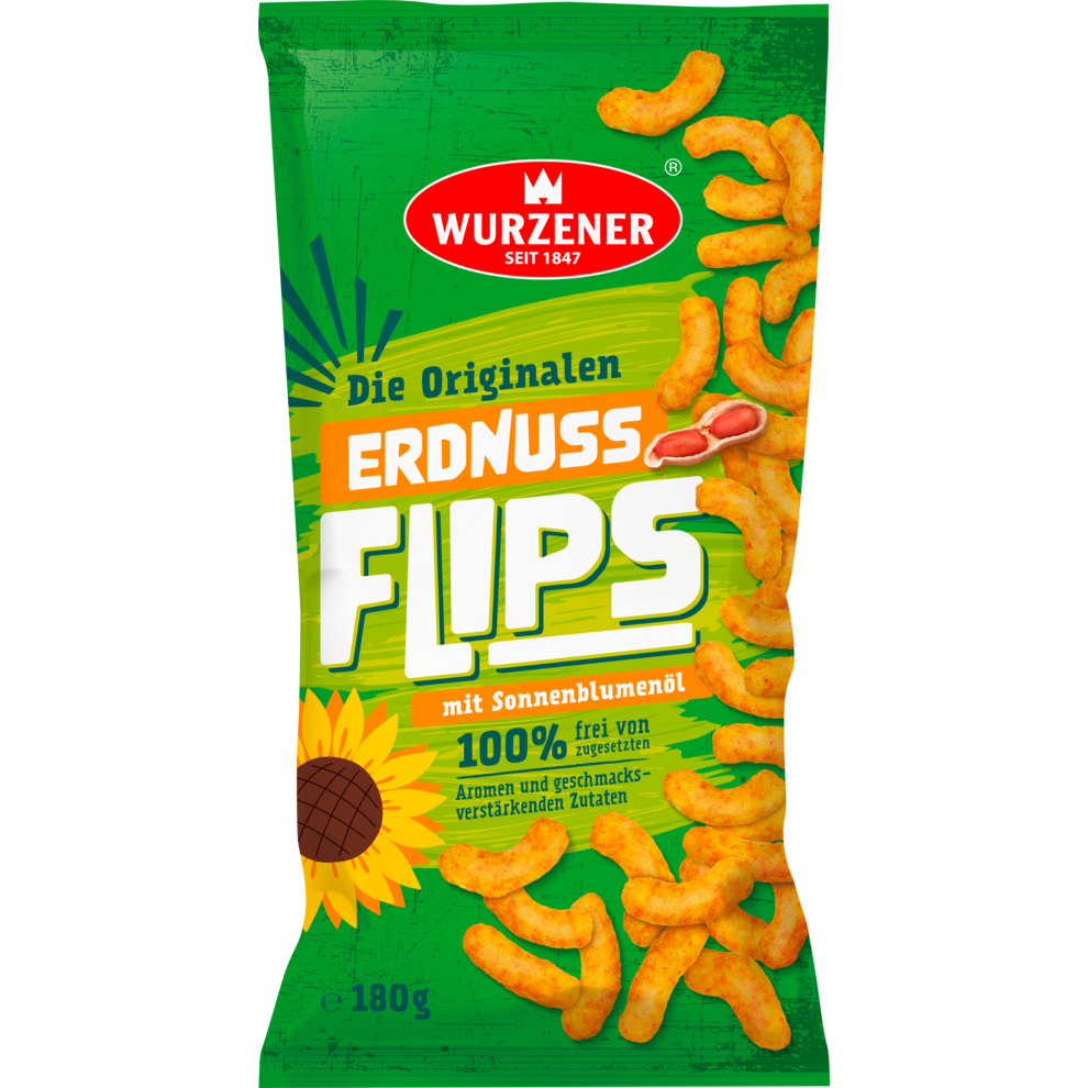 Wurzener Erdnussflips 180g