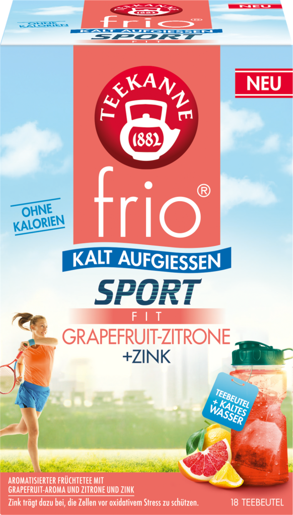 Teekanne Frio Sport Fit Grapefruit-Zitrone 18ST 45g