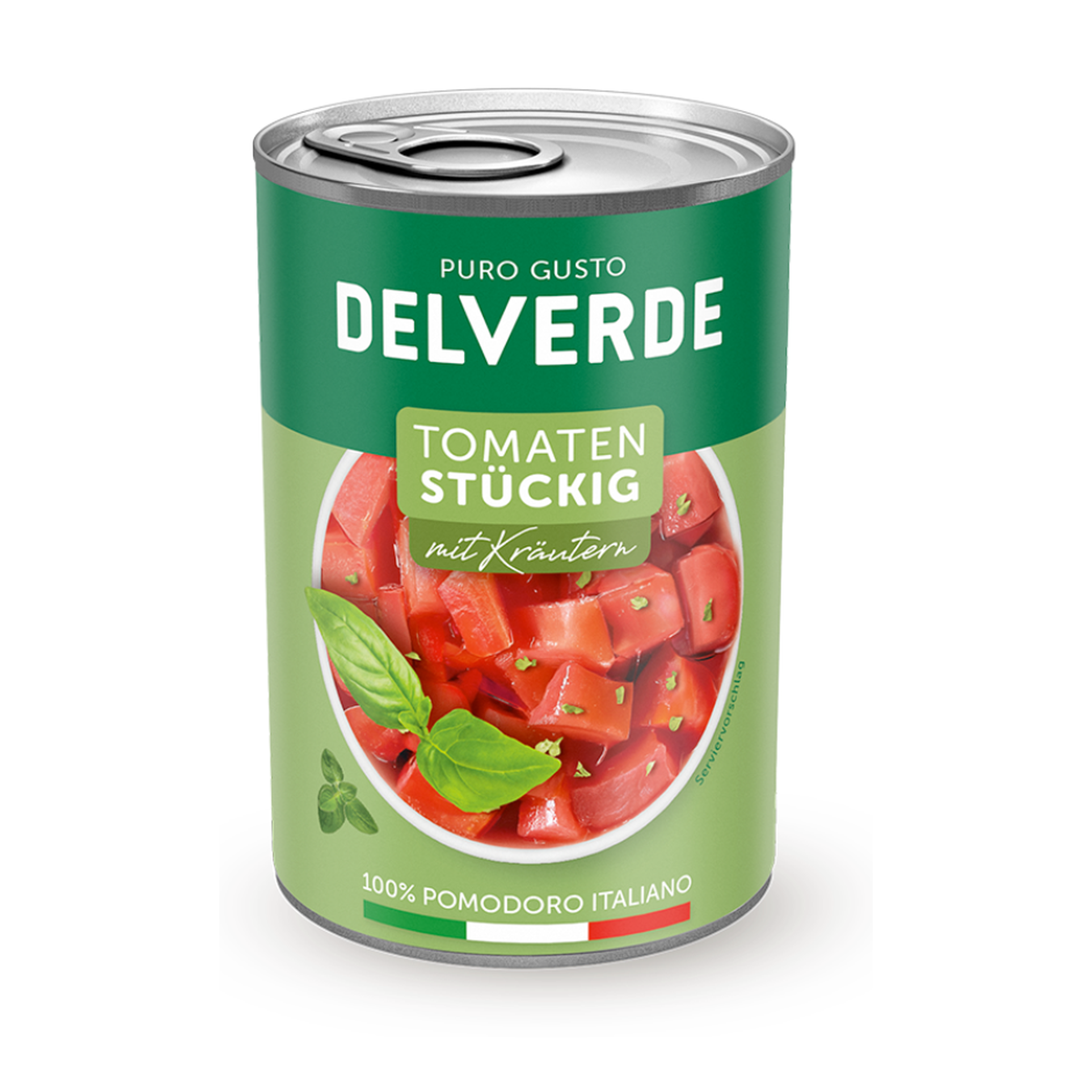 Delverde Stückige Tomaten mit Kräutern 400g