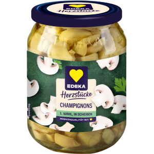 EDEKA Herzstücke шампиньоны ломтики 1.Wahl 330g