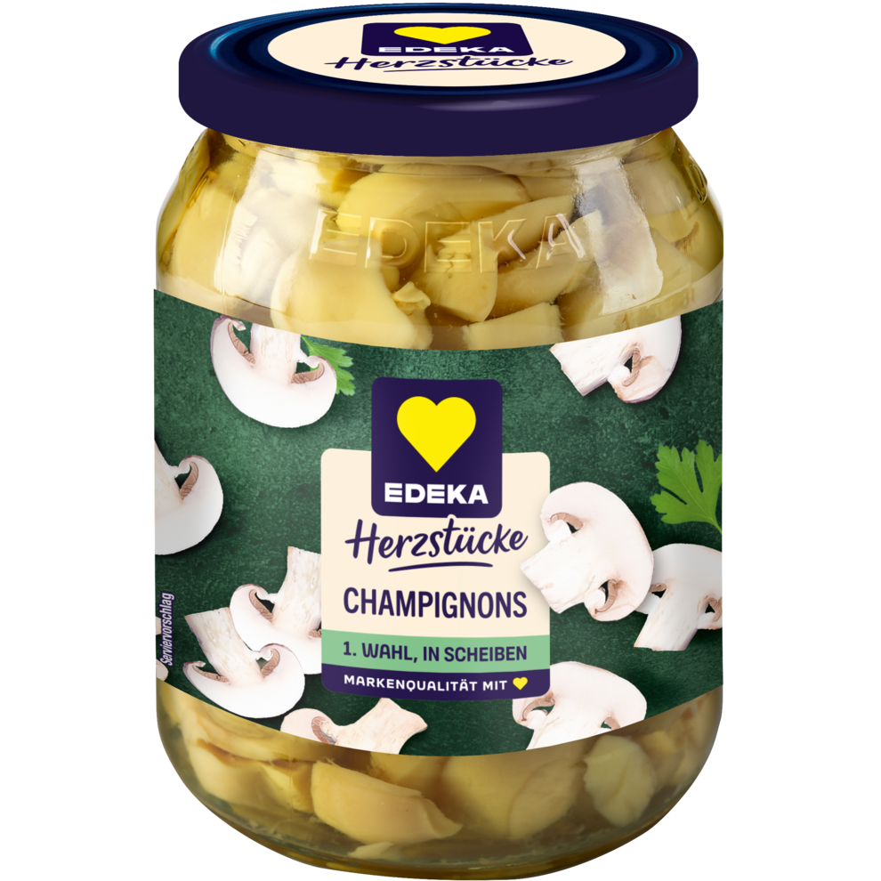 EDEKA Herzstücke шампиньоны ломтики 1.Wahl 330g