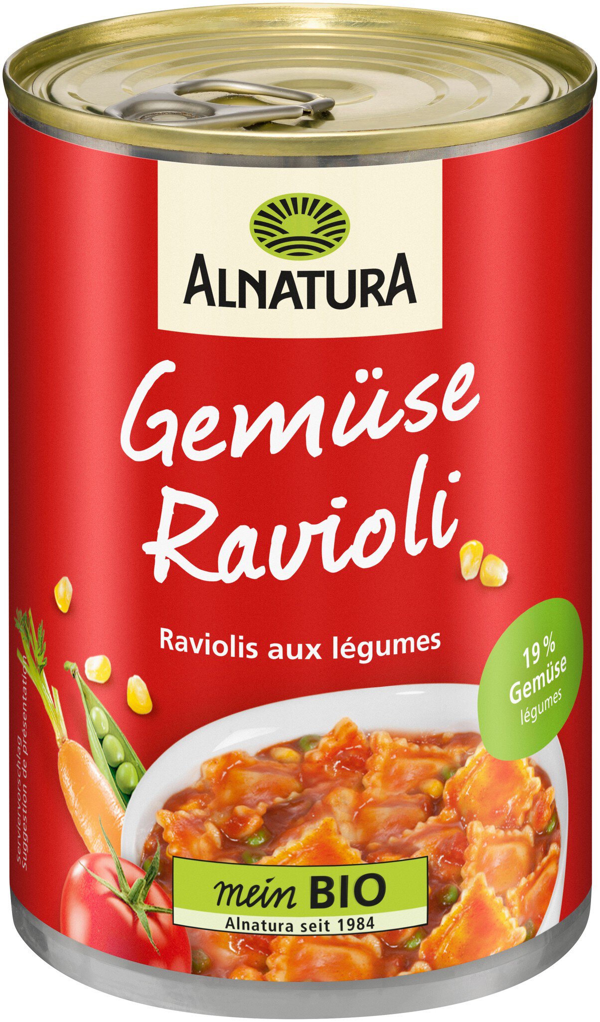 Bio Alnatura Gemüseravioli 400g