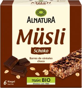 Bio Alnatura мюсли батончик шоколад 150g