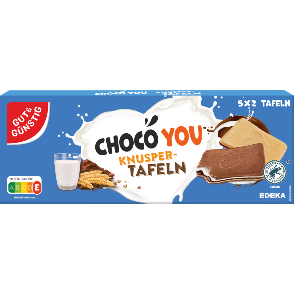 GUT&GÜNSTIG Knuspertafeln 128g