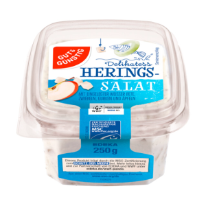 MSC GUT&GÜNSTIG Heringssalat weiß 250g