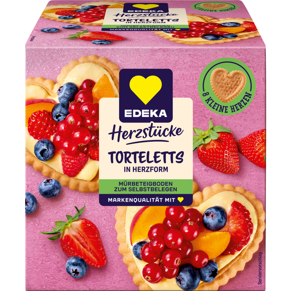 EDEKA Herzstücke Herz-Torteletts 230g