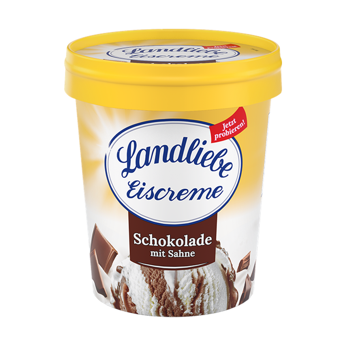 Landliebe Schokoladen-Eis mit Sahne 467ml