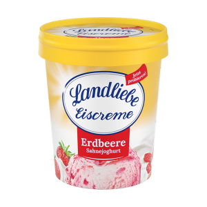 Landliebe Sahnejoghurt-Eis Erdbeere 467ml