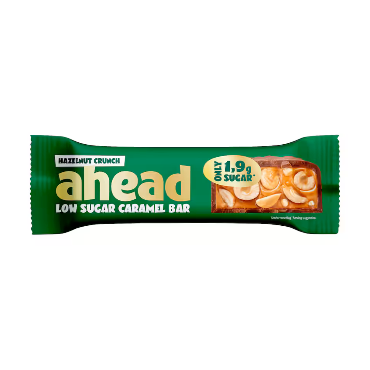 Ahead Hazelnut Crunch Caramel Bar 38g