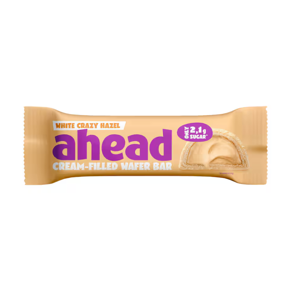 Ahead White Crazy Hazel Wafer Bar 30g