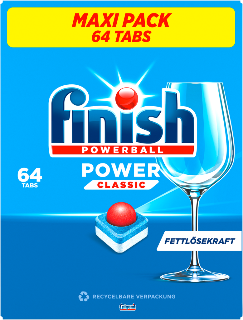 Finish Power Classic Maxipack Fresh 64Tabs 832g
