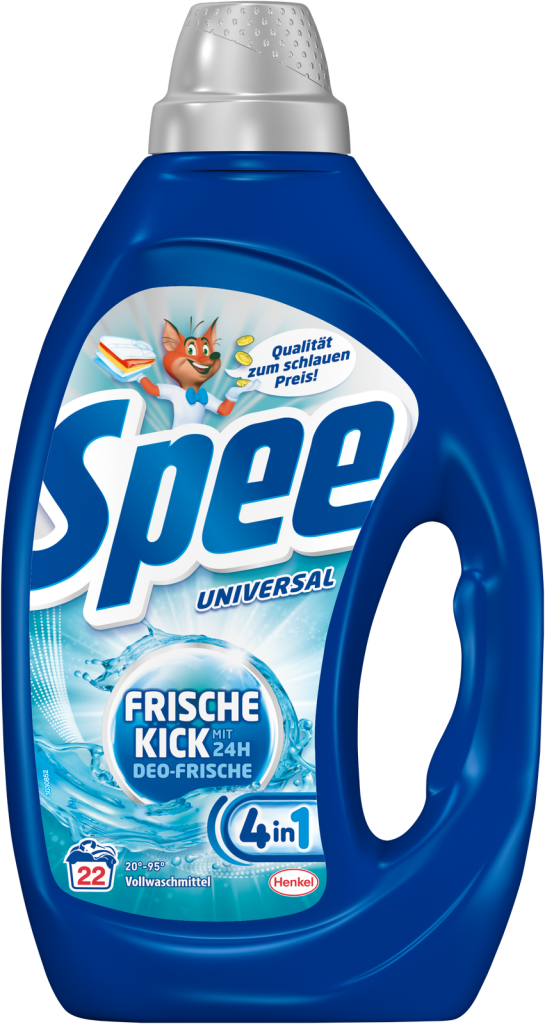 Spee Vollwaschmittel Universal Gel Frische Kick 24H Deo-Frische 22WL 990ml