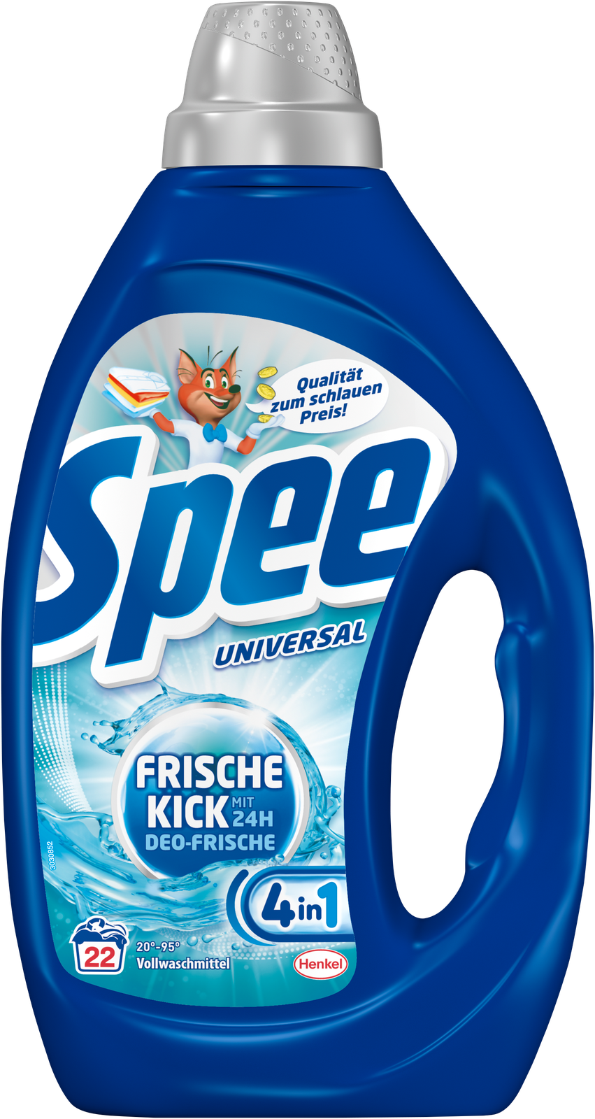 Spee Vollwaschmittel Universal Gel Frische Kick 24H Deo-Frische 22WL 990ml