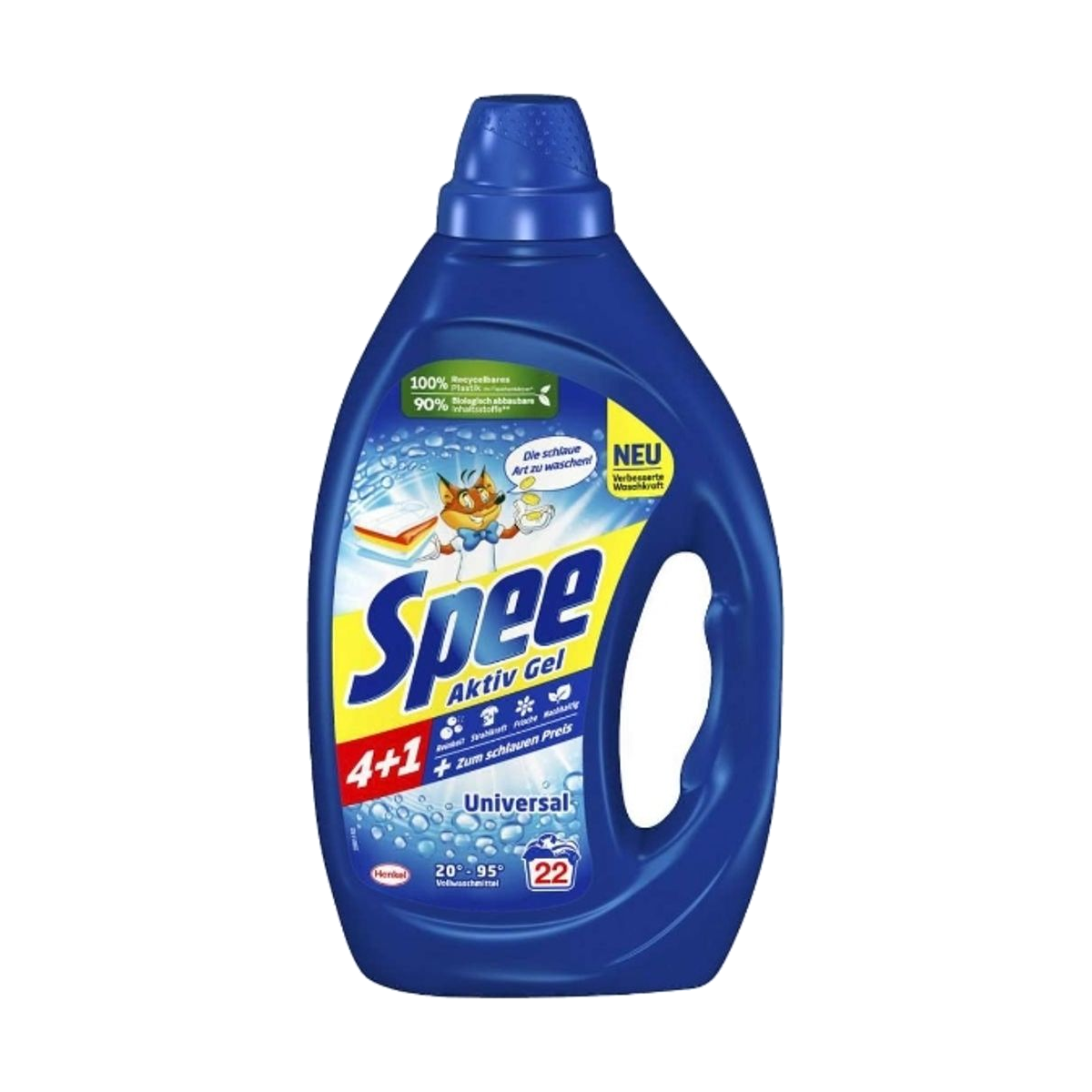 Spee Vollwaschmittel Universal Gel Blütenfrische 24H Deo-Frische 22WL 990ml