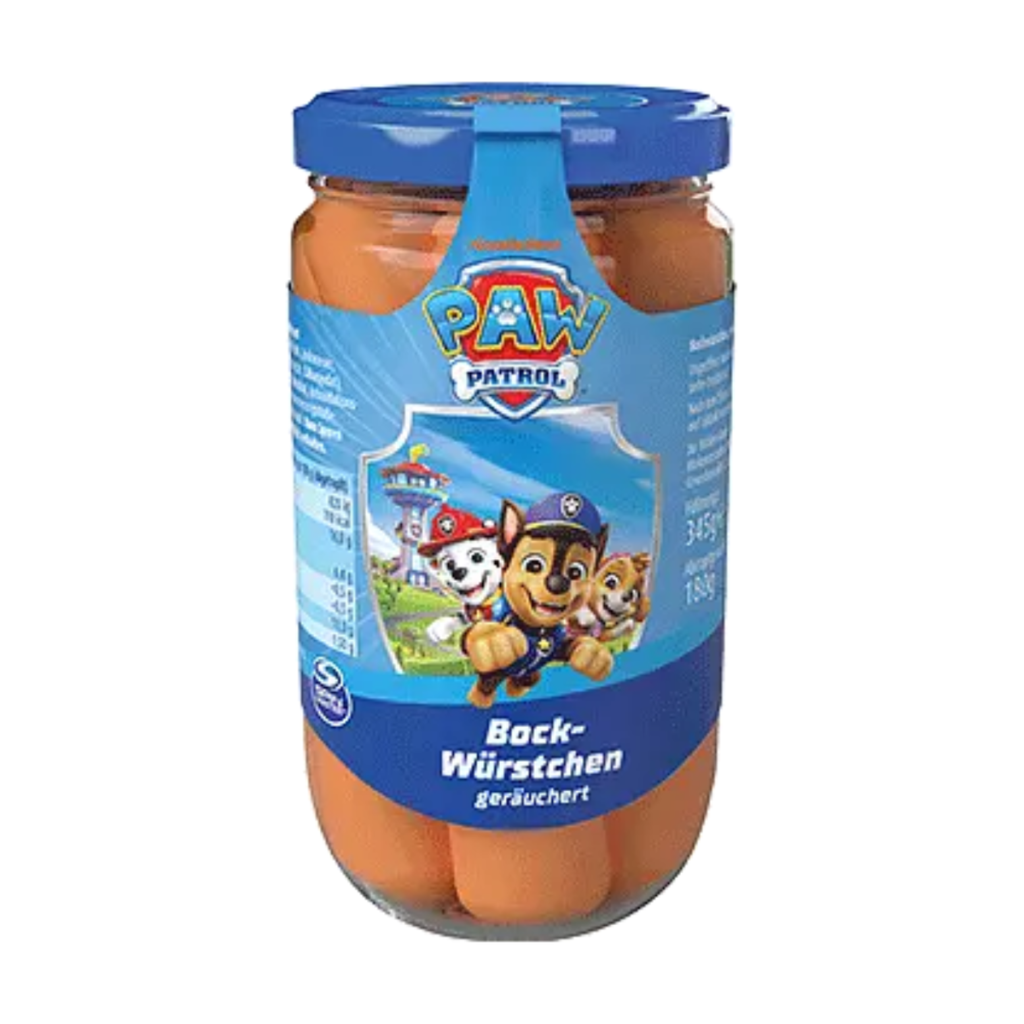 Paw Patrol Bockwürstchen geräuchert 6ST 345g