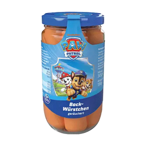 Paw Patrol Bockwürstchen geräuchert 6ST 345g