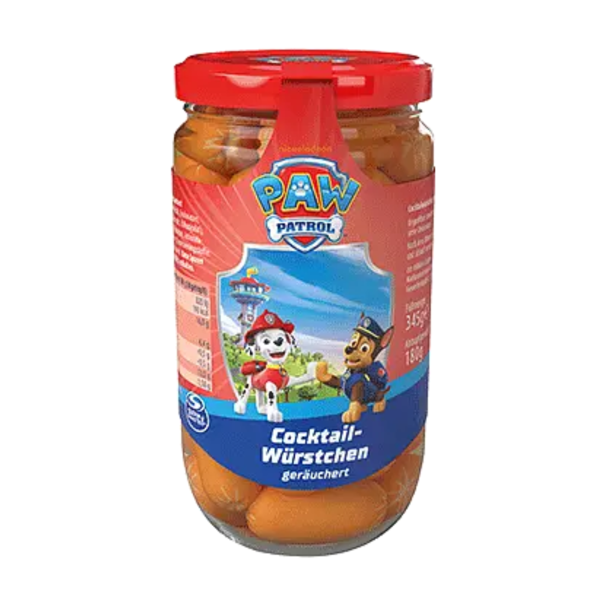 Paw Patrol Cocktailwürstchen geräuchert 30ST 345g