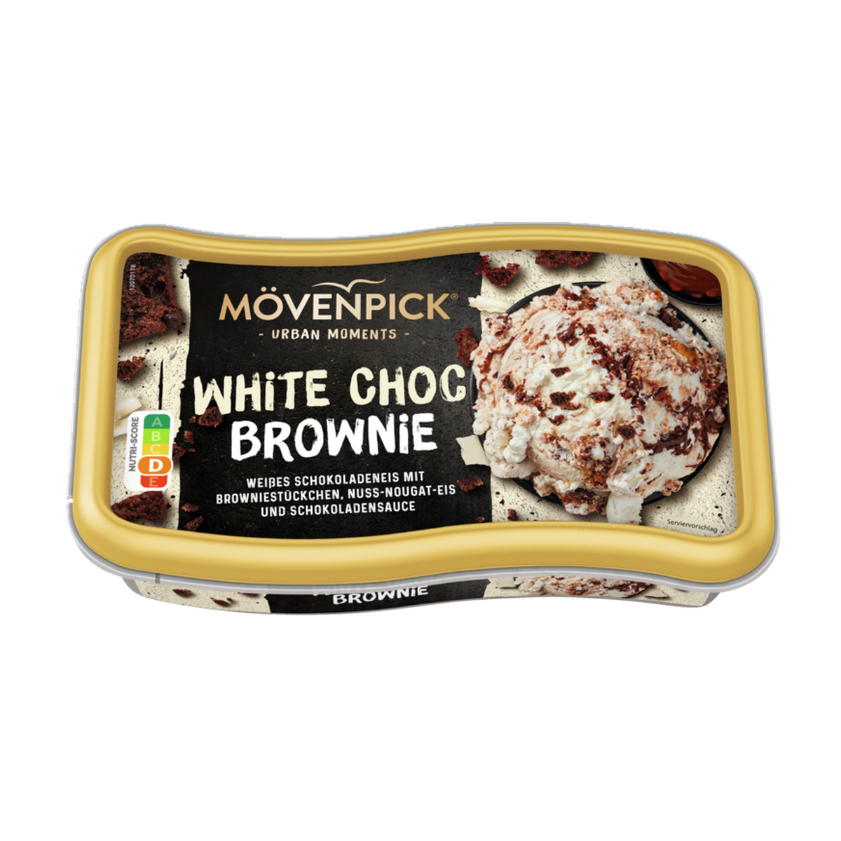 Mövenpick Белый чок брауни 800ml