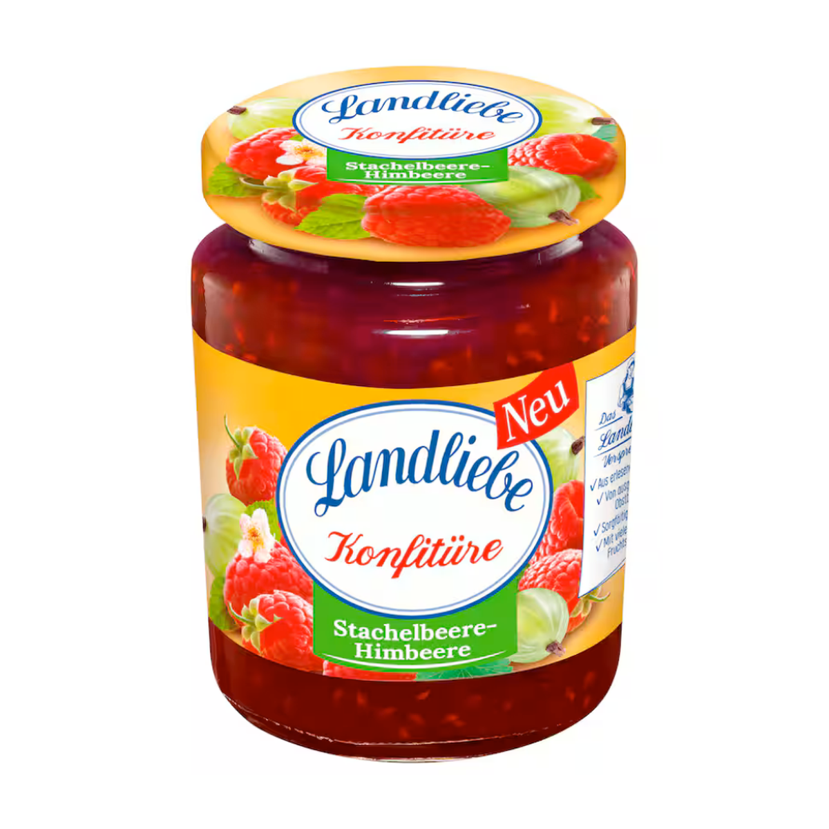 Landliebe Konfitüre Extra Stachelbeere-Himbeere 200g