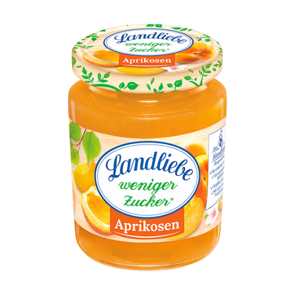 Landliebe Фруктовая намазка меньше сахар персик 180g
