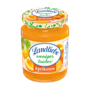 Landliebe Фруктовая намазка меньше сахар персик 180g